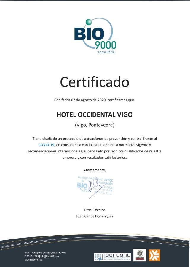 Occidental Vigo Hotel Eksteriør billede